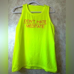 Neon Green Tank XS